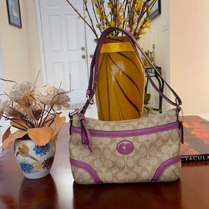 Coach adjustable used Cross bag.